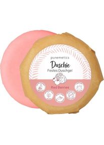 puremetics Douche verzorging Duschie rode bessen Blokzeep Unisex 60 g
