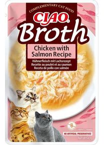 Josera Churu Cat CIAO Broth Chicken with Salmon Recipe 40 g