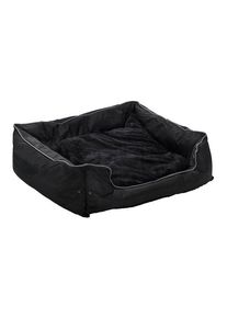 Dogman Bed Buddy Rectangular S Black 50x43x19cm