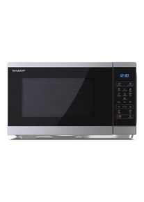Sharp Classic series YC-MS252AE-S - microwave oven - freestanding - black / silver