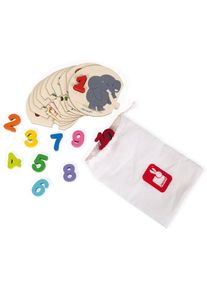 Janod Puzzle I Learn attività giocattolo a incastro 3-6 y 1 pz