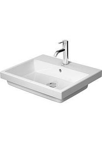 Duravit Vero Air Einbauwaschtisch 0383550000 55x45,5cm Einbau von oben, mit Überlauf, mit Hahnlochbank, 1 Hahnloch, weiß