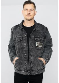 Volcom - Mind Invasion Black - Kurtka jeansowa - czarny - L - 100% bawełna,Dżinsowa