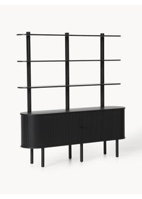 Westwing Collection Stort hyllplan Calary med räfflad front.