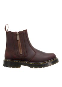 Dr. Martens Bottes & Bottines, 2976 Alyson w/zips en marron - Fausse fourrure & Matière synthétique & Cuir & Finition lisse, 36 (EU)