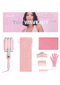 Mermade The Wave Kit triple barrel curling iron with accessories 32mm 1 pc