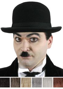 Charlie Moustache professionnelle en poils véritables
