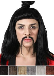 Moustache Fu Manchu - professionnelle en poils véritables