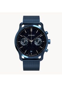 deTomaso Sorpasso Chronograph Limited Edition - Men's watch - dark blue - Sapphire-hardened mineral glass - mesh tape - 42 mm - Chronograph with a quartz