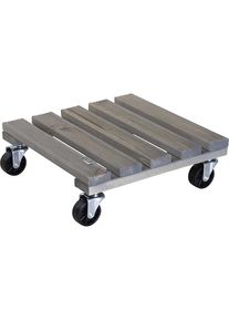 Wagner Plantentrolley VINTAGE, draagvermogen 150 kg, VE = 2 stuks, l x b = 290 x 290 mm, groengrijs