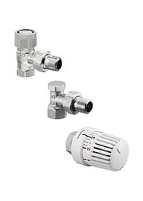 Oventrop Uni LH Thermostatventil-Set 1703063 DN 10, Eckform, mit Thermostat