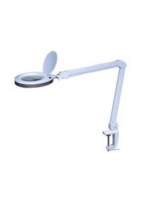 Velleman Lámpara de lupa LED con abrazadera, brazo giratorio, interruptor on/off, 60 LEDs, aumento 3x, para lectura, pasatiempos y trabajo, color