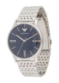 Emporio Armani Heren Analoog horloge donkerblauw / zilver One Size
