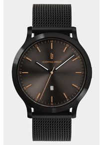 Men's Watch - Black Bronze - Surgical steel case, Sapphire-hardened mineral glass, Mesh Strap - 40mm , Quartz Movement - Lilienthal Berlin