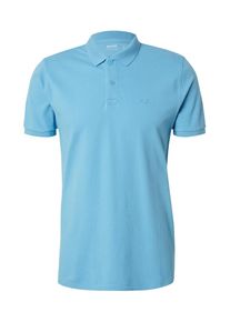 Hollister Poloshirt Herren blau Größe S Unifarben