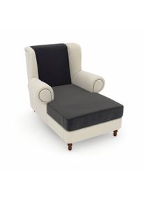 Max Winzer Ohrensessel »Madeleine in grau, Größe B/H/T: 100 cm x 102 cm x 138 cm