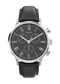 Timex Heren Analoog horloge 'Waterbury Classic' donkerbruin / zilver One Size