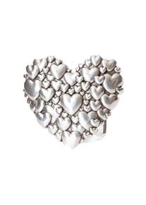BA98 Dames Hangers zilver One Size