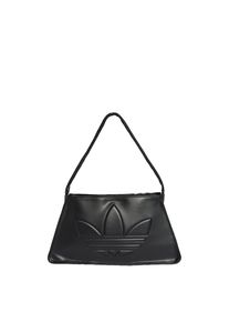 adidas originals Dames Schoudertas 'Outline Trefoil' zwart / wit One Size