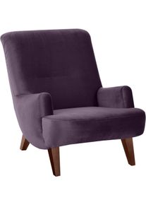 Max Winzer Sessel »Borano in lila, Größe B/H/T: 70 cm x 75 cm x 96 cm