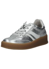 Gabor Dames Sneakers laag zilver / offwhite 35