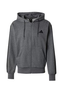adidas Sportswear Bluza rozpinana sportowa dla mężczyzn nakrapiany szary / czarny / biały Rozmiar L