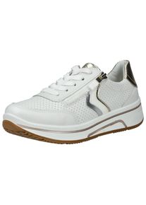 Ara Dames Sneakers laag goud / zilver / wit 36.5