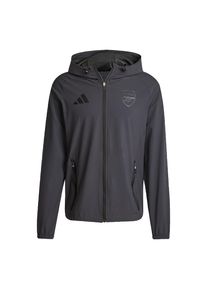 adidas Performance Heren Trainingsjack 'Arsenal Tiro 25 Competition Vis Tech Travel ' grijs / zwart XS