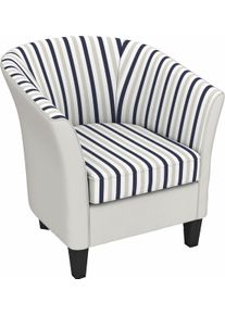 Max Winzer Cocktailsessel »Luisa in blau, Größe B/H/T: 70 cm x 74 cm x 70 cm