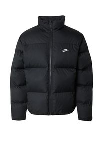 Nike Sportswear Heren Winterjas 'Club' zwart / wit XS