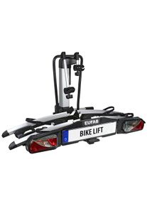 Eufab Kupplungsfahrradtr&auml;ger &raquo;Bike Lift&laquo; rollbar, inkl. Schutzh&uuml;lle in silberfarben
