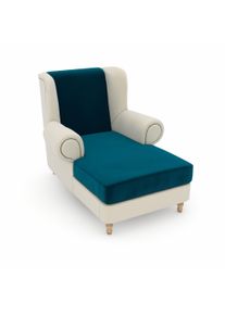 Max Winzer Ohrensessel »Madeleine in blau, Größe B/H/T: 100 cm x 102 cm x 138 cm
