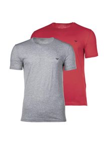 Emporio Armani Heren Shirt grijs / rosa XXL
