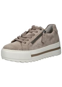 Gabor Dames Sneakers laag donkerbeige 35