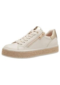 Marco Tozzi Sneaker Damen creme / gold Größe 36