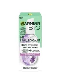 Garnier - Bio Lavendel 2-in-1 Anti-Aging Serum Crème mit Hyaluronsäure Gesichtscreme 50 ml