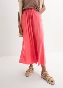 Jersey rok van een viscose-mix - rood - maat 40/42 (M) - viscose - bonprix