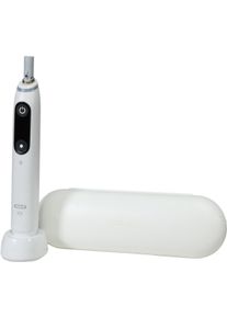 Braun Oral-B iO Series 6 White elektrische Zahnbürste Andruckkontrolle rotierend pulsierend weiß