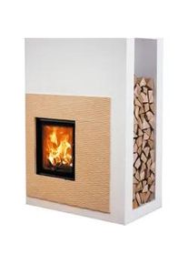Austroflamm Kamineinsatz | Kera Xtra 45 | 6 kW | Keramikset ohne HLF | Feuer