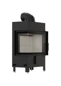 kratki Kamineinsatz | LUCY | 12 kW | Links | Farbwahl Brennraum