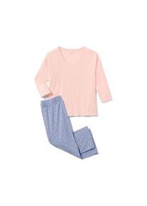 Tchibo - 3/4-Pyjama - Damen - Gr. M - hellblau