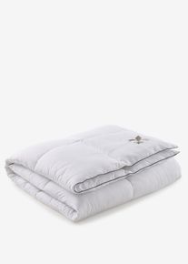 Bettdecke Daunen Touch Lilie warm - weiß - Größe 155x220 cm - Microfaser- bonprix