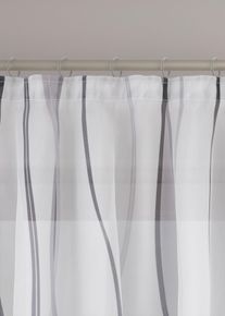 Gardine mit Wellenmuster (1er Pack), wei&szlig;, Gr&ouml;&szlig;e 145x140 cm, bonprix