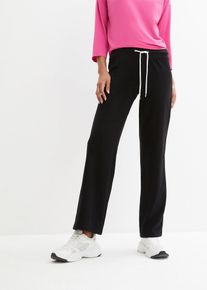 Jersey-Hose aus Baumwolle mit Stretch, schwarz, Größe 32/34 (XS), mit Baumwolle, bonprix