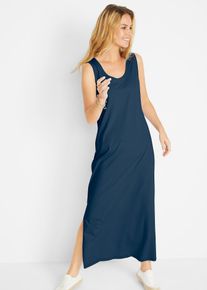 Figurbetontes Jerseykleid, blau, Größe 36/38 (S), mit Baumwolle, bonprix