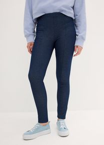 Thermo-Leggings in Jeansoptik - blau - Größe 44/46 (L) mit Baumwolle- bonprix
