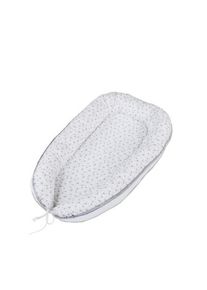 babybay Kuschelnest , Grau, Weiß , Textil , Stern , Füllung: Polyester , 50x13x90 cm , Oeko-Tex® Standard 100 , Schlafen, Babybettausstattung,