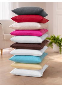 Janine unisex Kussenovertrekken in roze ,maat 15x40 cm - Nekrolovertrek, Witt, 100% Katoen