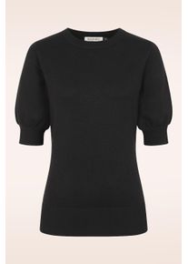Banned Retro Angela Pullover in Schwarz
