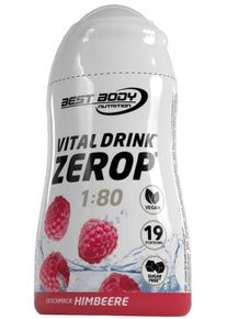 Best Body Nutrition Vital Drink Zerop, 48 ml Squeeze Flasche, Himbeere